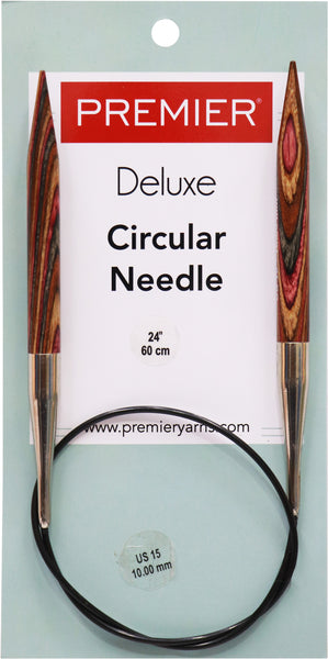Premier Fixed Circular Knitting Needles 24"-Size 15/10mm