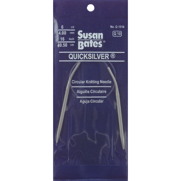 Quicksilver Circular Knitting Needles 29"-Size 8/5mm