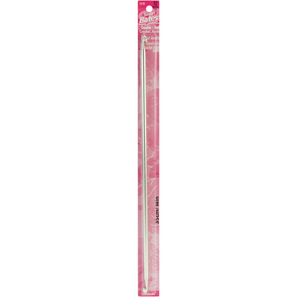 Silvalume Aluminum Double-End Crochet Hook 14"-Size K10.5/6.5mm