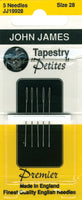 John James Petites Hand Needles-Size 24 6/Pkg