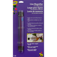 LoRan Line Magnifier W/Sliding Markers .875"X6.5"-
