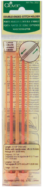 Double-Ended Stitch Holders 6.5"-Sizes 5 To 11 2/Pkg