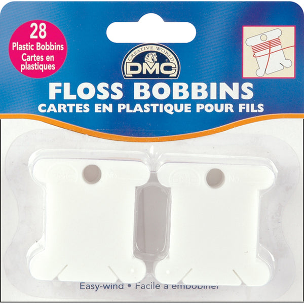 DMC Plastic Floss Bobbins-28/Pkg