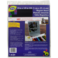 LoRan Magnet Board 8"X10" & 6" Ruler-