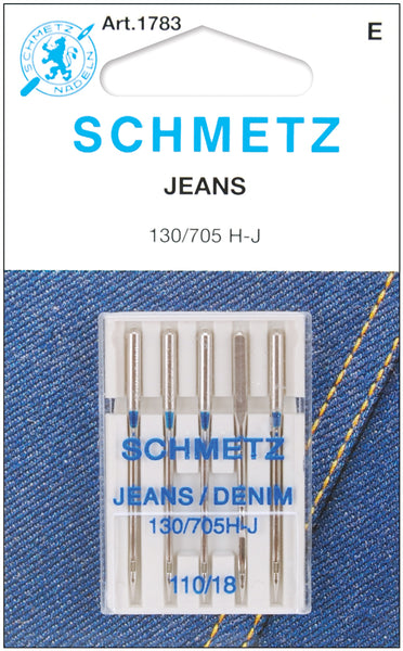 Jean & Denim Machine Needles-Size 18/110 5/Pkg