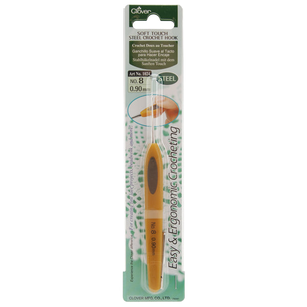 Soft Touch Steel Crochet Hook-Size 8/.9mm