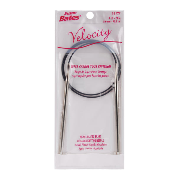 Velocity Circular Knitting Needles 29"-Size 8/5mm