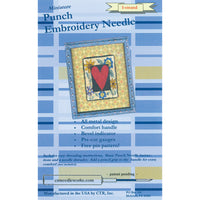 CTR Needleworks Miniature Punch Embroidery Needle-Blue 1-Strand