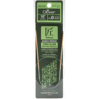 Takumi Bamboo Circular Knitting Needles 16"-Size 0/2mm
