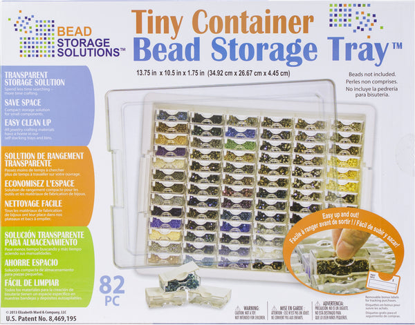 Elizabeth Ward's Tiny Bead Storage Tray 13.75"X10.5"X2"-
