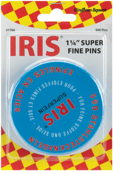 Iris Swiss Super Fine Pins-Size 20 500/Pkg