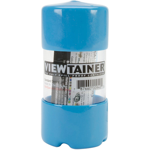Viewtainer Slit Top Storage Container 2"X4"-Sky Blue