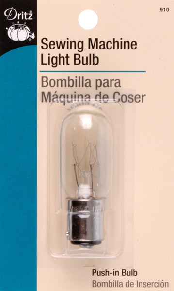 Dritz Sewing Machine Push-In Light Bulb-Push-In Base