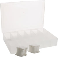 Darice Deep Floss Caddy 17 Compartments W/50 Bobbins-10.25"X7"X1.625"