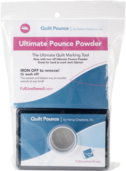 Ultimate Quilt Pounce Pad W/Chalk Powder-2oz White
