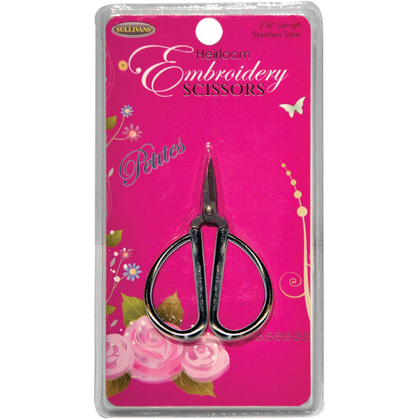 Heirloom Petites Embroidery Scissors 2.25"-Silver