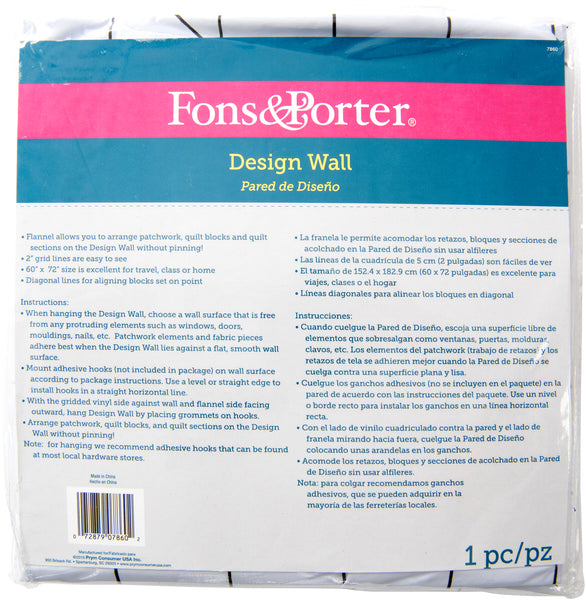 Fons & Porter Instant Design Wall 60"X72"-