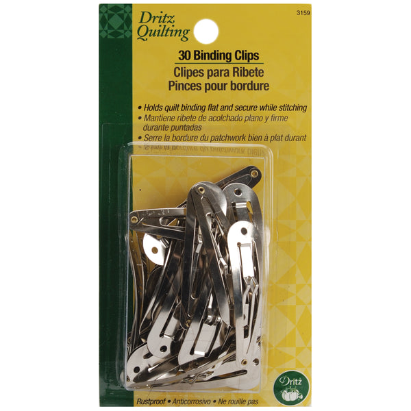 Dritz Quilting Binding Clips 30/Pkg-
