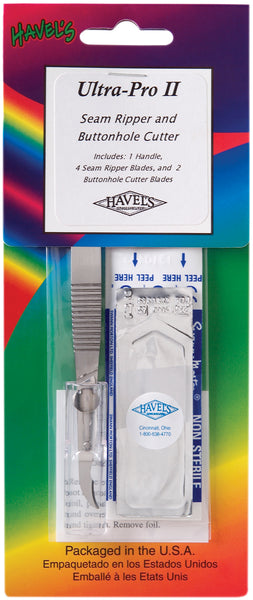 Ultra Pro II Seam Ripper & Buttonhole Cutter-5.5"