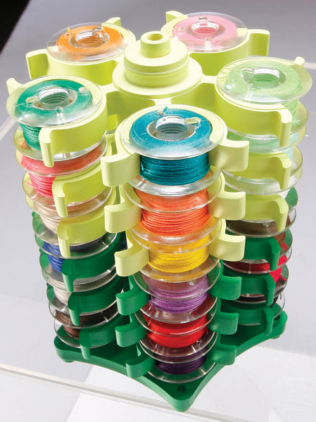 Stack 'n Store Bobbin Tower W/Nancy Zieman-3.5"X3.75"