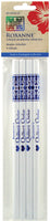 Water-Soluble Chalk Marking Pencils 4/Pkg-White
