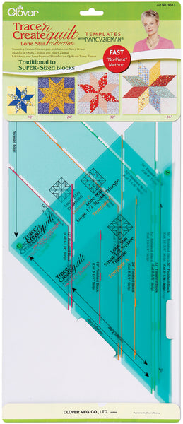 Trace 'n Create Quilt Templates By Nancy Zieman-Lone Star Collection