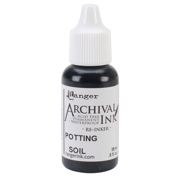 Wendy Vecchi Designer Series Archival Re-Inkers .5oz-Potting Soil