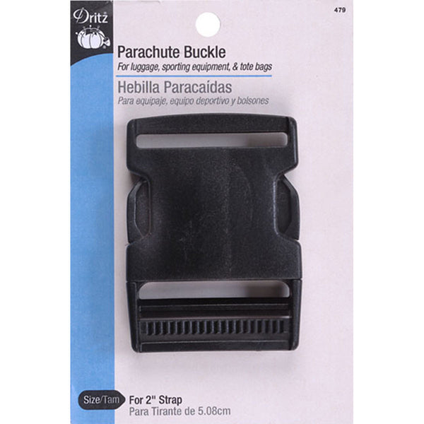 Dritz Parachute Buckle For 2" Strap-Black