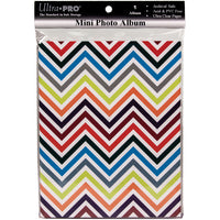 Ultra Pro Mini Photo Album 4"X6" -Chevron Rainbow