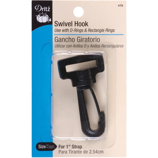 Dritz Swivel Hook For 1" Strap-Black