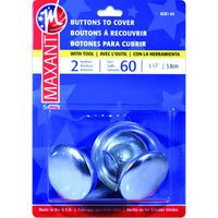 Cover Button Kit-Size 60 1-1/2" 2/Pkg