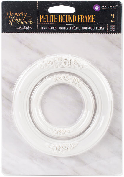 Prima Frank Garcia Memory Hardware Resin Frames 2/Pkg-Petite Round