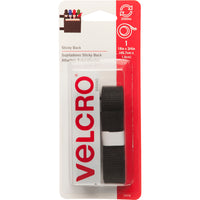VELCRO(R) Brand STICKY BACK Tape 3/4"X18"-Black