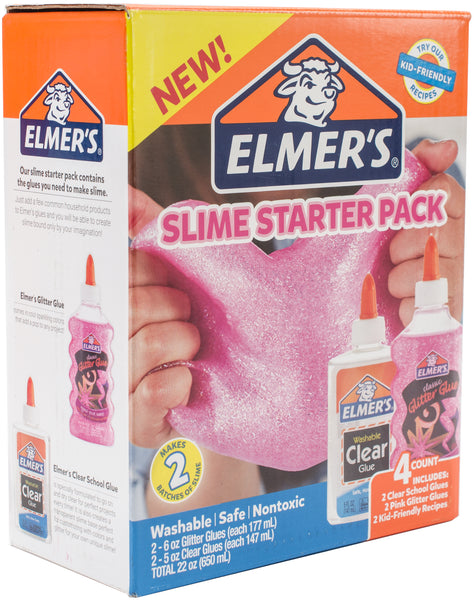 Elmer's Slime Kit 4/Pkg-Pink