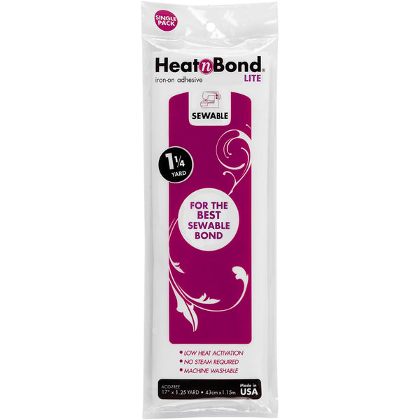 HeatnBond Lite Iron-On Adhesive-17"X45"
