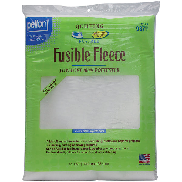 Fusible Fleece-White 45"X60"