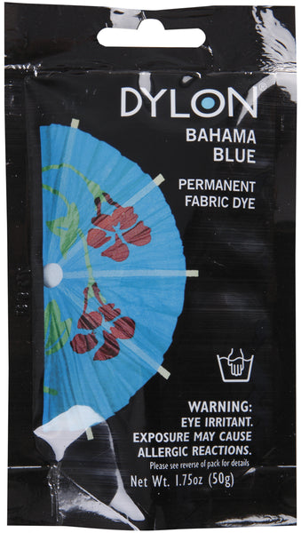 Dylon Permanent Fabric Dye 1.75oz-Bahama Blue