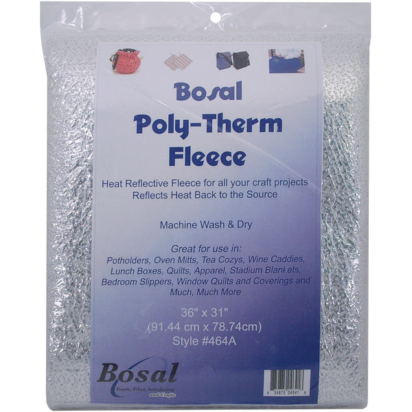 Poly-Therm Heat Reflective Fleece-Silver 31"X36"