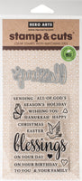 Hero Arts Stamp & Cut-Blessings