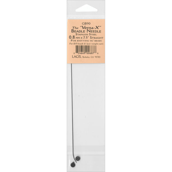 Verna Beadle Needle - Straight 7.5"-.8mm