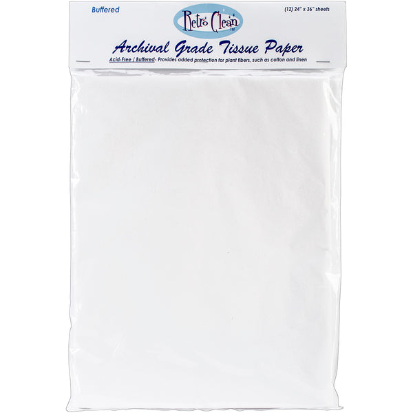 Archival Grade Tissue Paper - Buffered-24"X36" 12/Pkg
