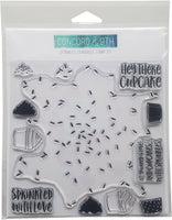 Concord & 9th Clear Stamps 6"X6"-Sprinkles Turnabout