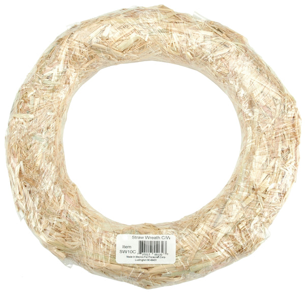 Straw Wreath-12"