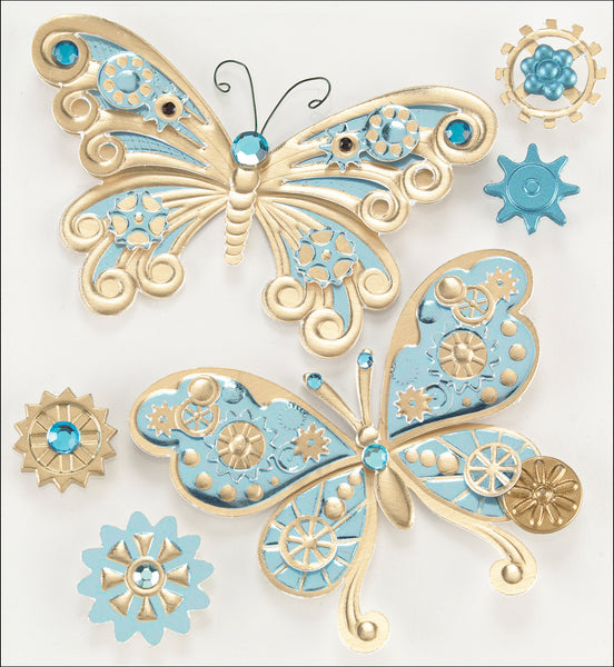Jolee's Boutique Dimensional Stickers-Butterflies