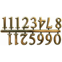 Arabic Clock Numerals .625"-Gold