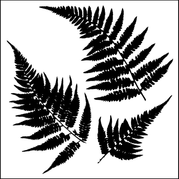 Crafter's Workshop Template 6"X6"-Mini Ferns