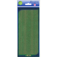 Glitter Dots Assorti Peel-Off Stickers-Green