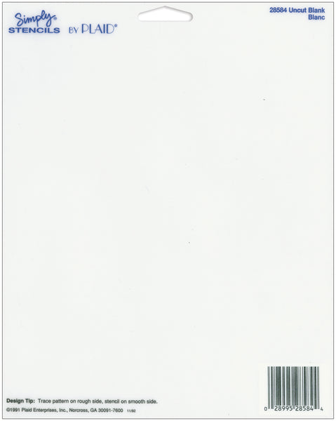 Simply Stencil 8"X10"-Blank