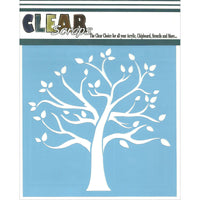 Clear Scraps Stencils 6"X6"-Family Tree