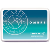 Hero Arts Ombre Ink Pad-Pool To Navy